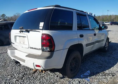 2004 Chevrolet Trailblazer Ls из США, поврежденный, VIN 1GNDS13S042250175
